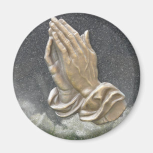 HANDS OF PRAYER MAGNET