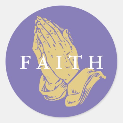 Hands of Prayer Stickers