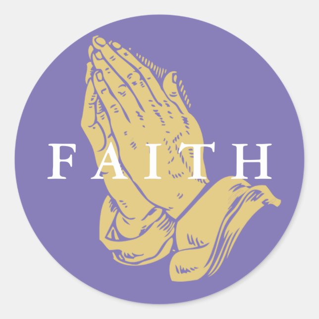Hands of Prayer Stickers (Front)