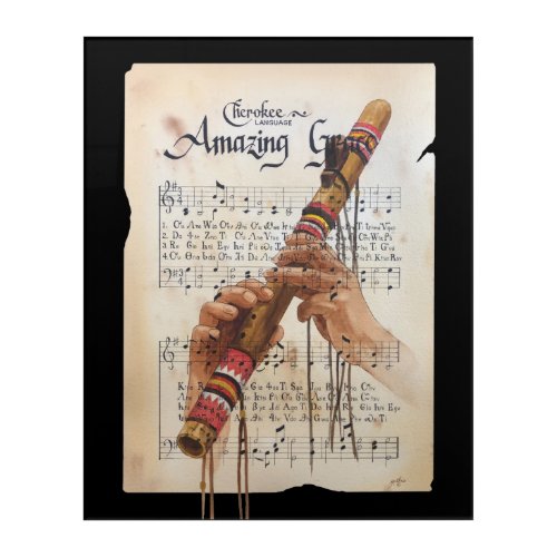 Hands of the Music Maker Acrylic Print