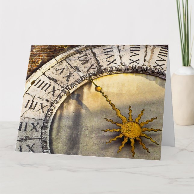 HANDS OF TIME Large Greeting Card (Front)