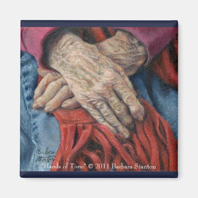 "Hands of Time" Magnet (Front)