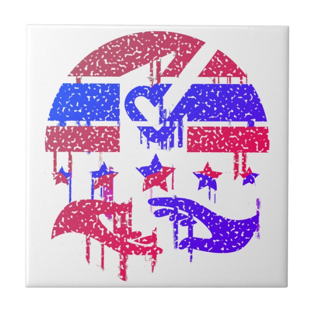 Hands of Unity Ceramic Tile (Front)