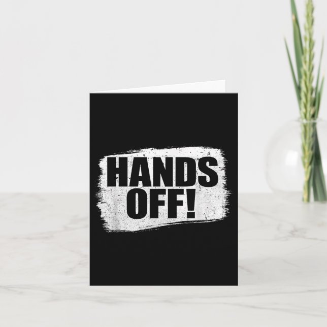 Hands Off 2025 Protest  Card (Front)