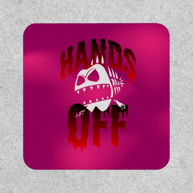Hands Off Bone Fish  Patch (Front)