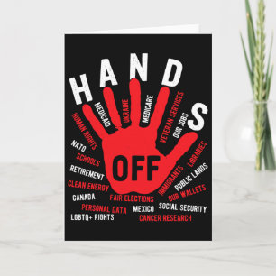 Hands Off Medicaid Medicare Social Security Trump Card