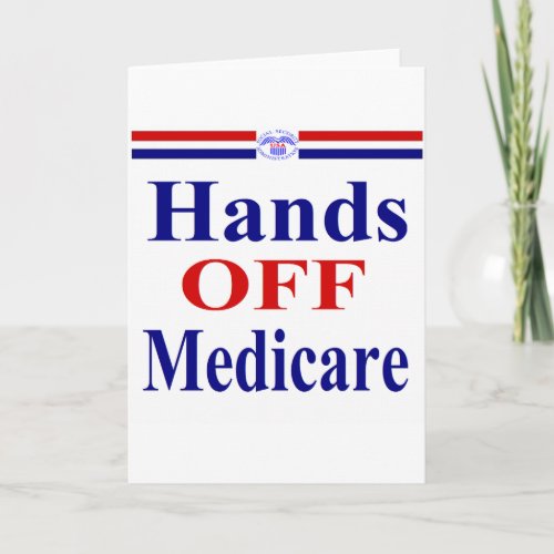 Hands Off Medicare Card