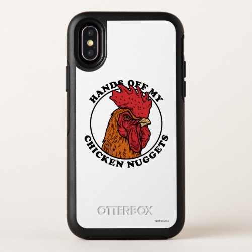 Hands Off My Chicken Nuggets OtterBox Symmetry iPhone X Case