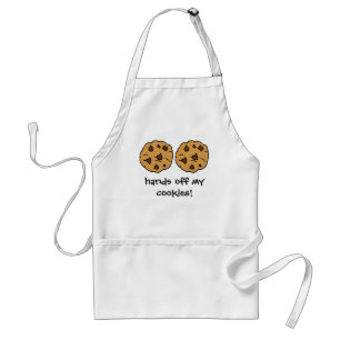 Hands off my cookies! Chocolate Chip Cookies Adult Apron