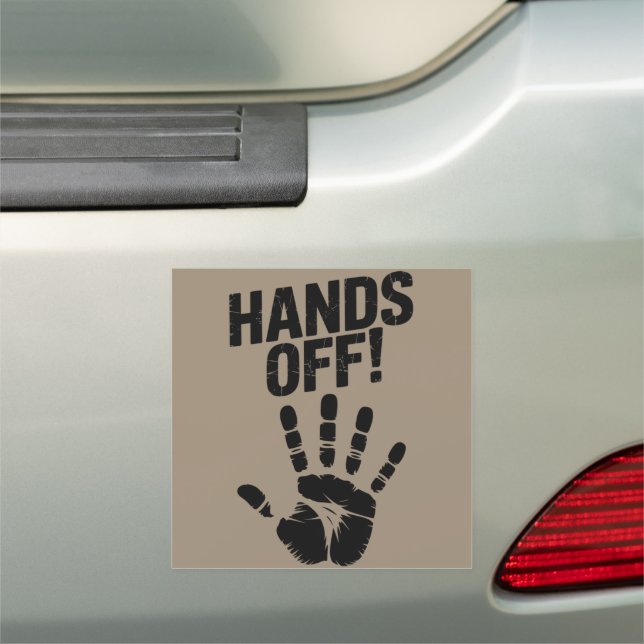 Hands Off My Country My Body Medicare Political  Car Magnet (In Situ)
