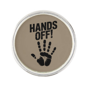 Hands Off My Country My Body Medicare Political  Lapel Pin