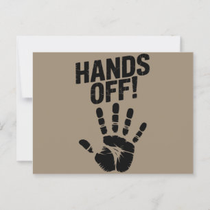 Hands Off My Country My Body Medicare Political Postcard