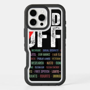 Hands Off Protest iPhone 16 Pro Max Case