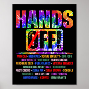 Hands Off Protest Saturday April 5 Men Women 0 Poster