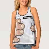 Risque Hands Off! Zany Prude Tank Top 
