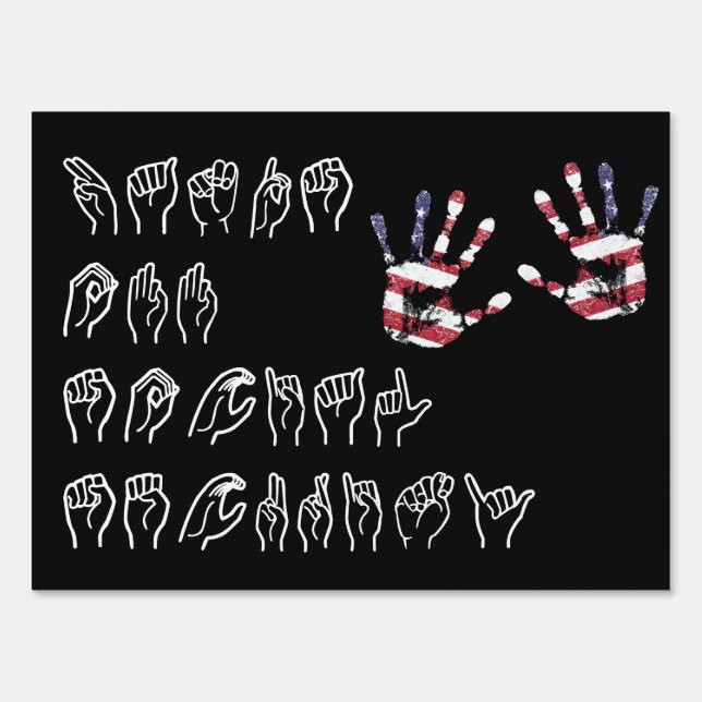 Hands Off Social Security ASL Sign Language FDT (Front)