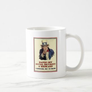 Hands Off Social Security Coffee Mug