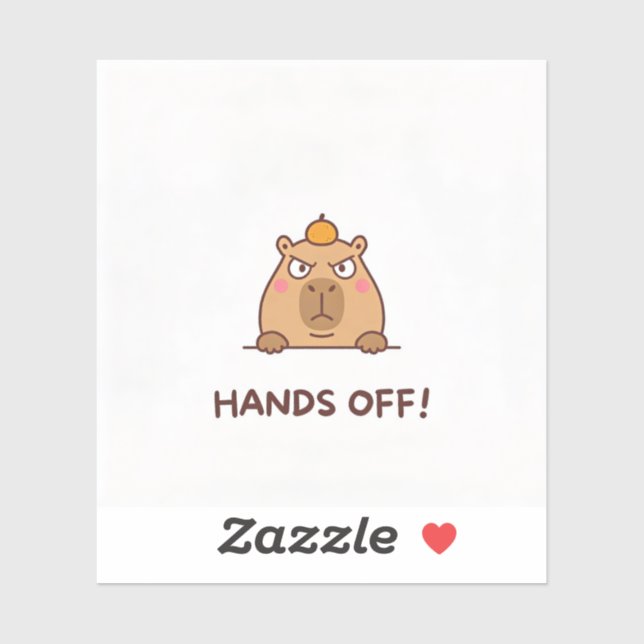 HANDS OFF! STICKER (Sheet)