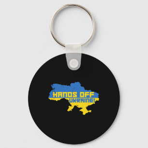 Hands Off Ukraine In Ukranian Protest Against Puti Keychain