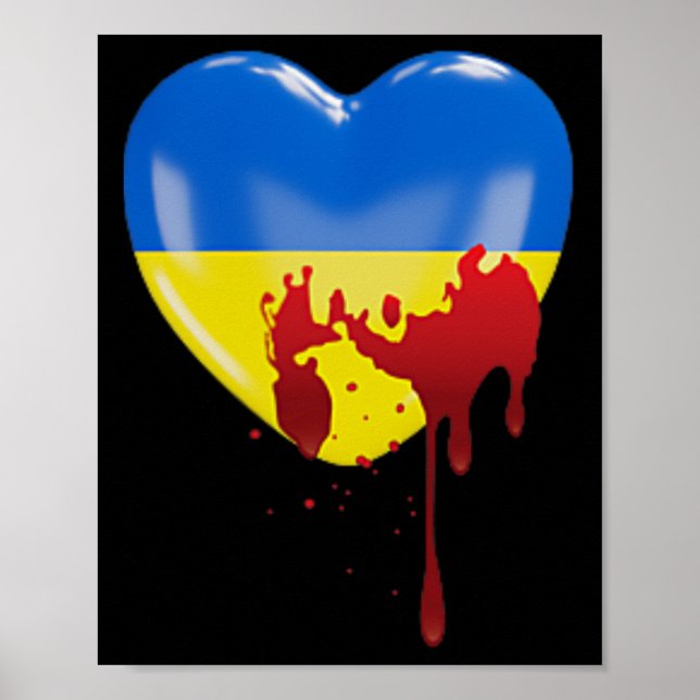 Hands Off Ukraine In Ukranian Protest Against Puti Poster (Front)