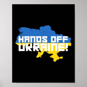 Hands Off Ukraine Putin Protest Russia Stand With Poster