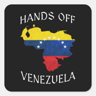 Hands Off Venezuela Illustration | Peace  Square Sticker