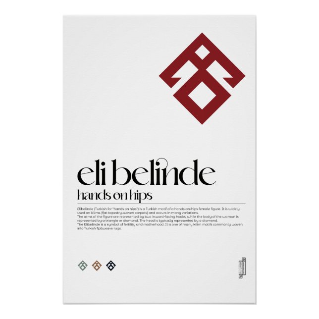 Hands on Hips (Eli Belinde) Turkic Figure Poster (Front)