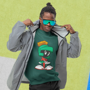 Hands On Hips Marvin Sweatshirt by looneytunes at Zazzle