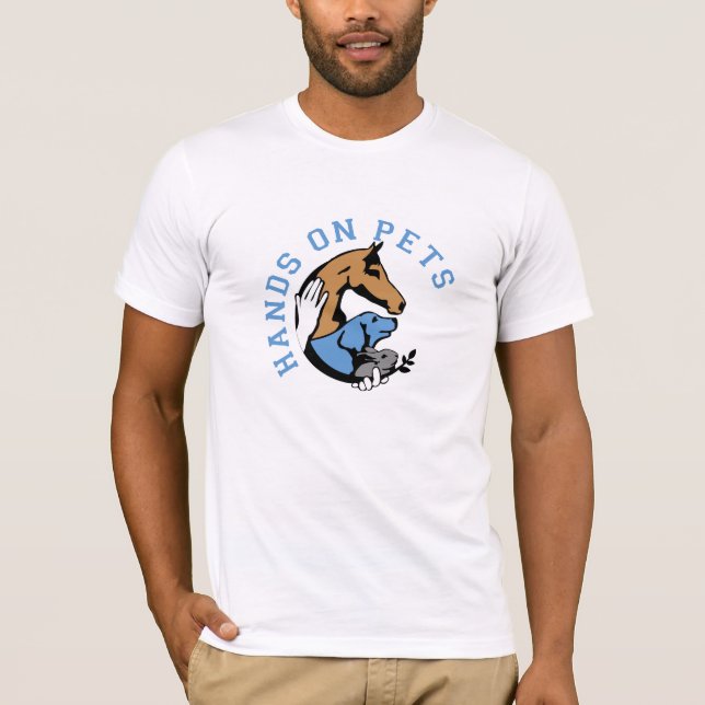 hands on pets T-Shirt (Front)