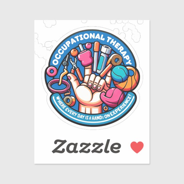 Hands-On Therapy - Occupational Therapy Sticker (Sheet)