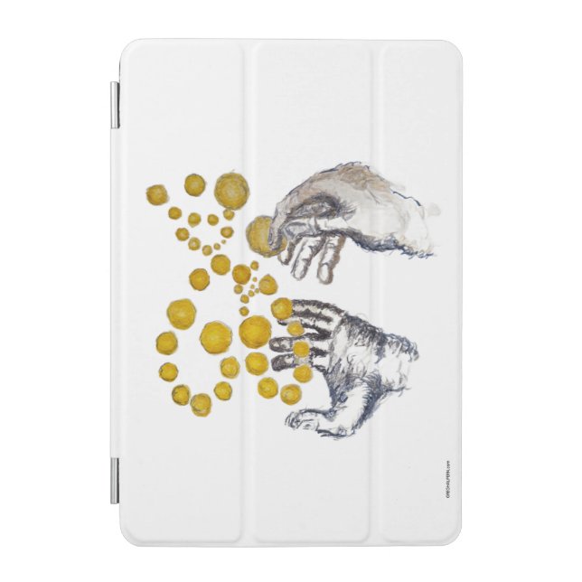 Hands Outstretched with Golden Globes iPad Mini Cover (Front)