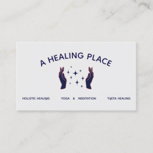 Hands Reiki Master Energy Worker Business Card