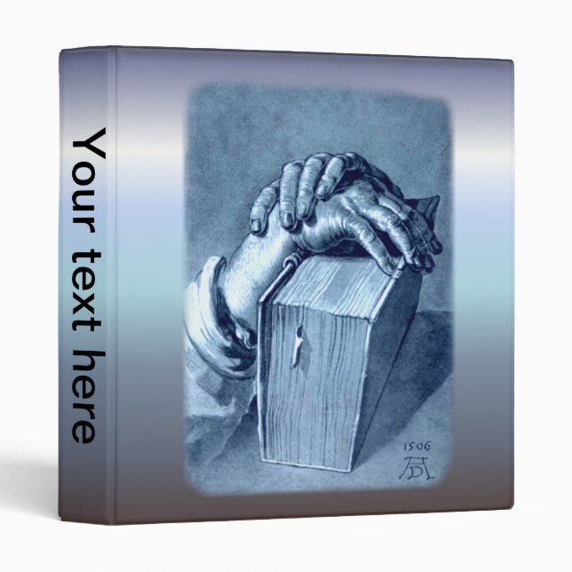 Hands Study with Bible - Durer Binder (Front/Spine)