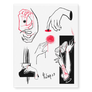 Hands Temporary Tattoos