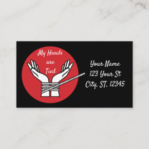 Hands Tied Thunder_Cove Business Card