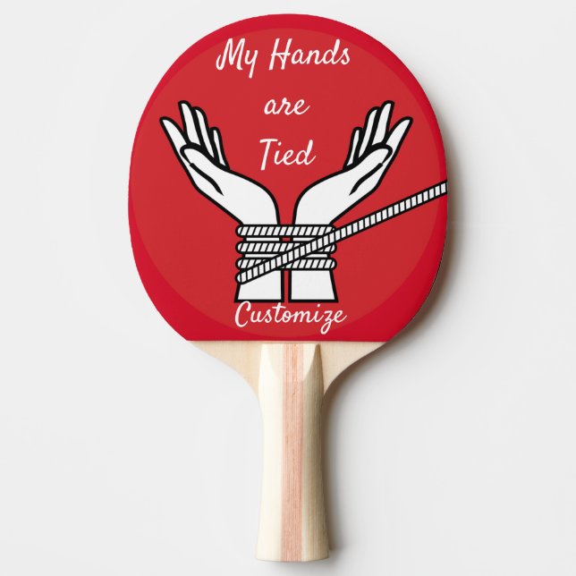 Hands Tied Thunder_Cove   Ping Pong Paddle (Front)