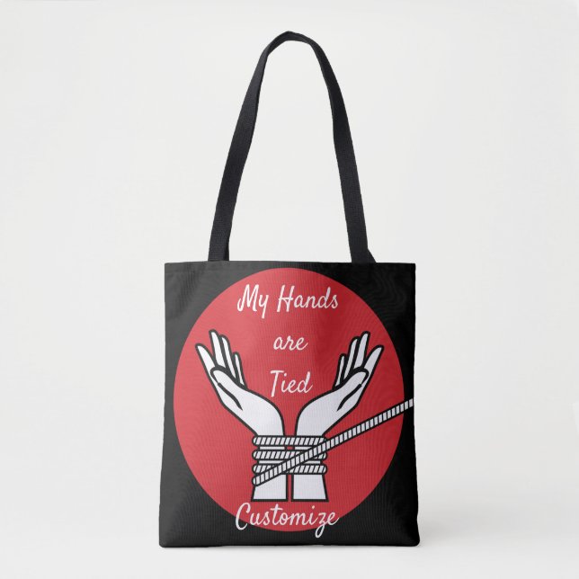 Hands Tied Thunder_Cove  Tote Bag (Front)