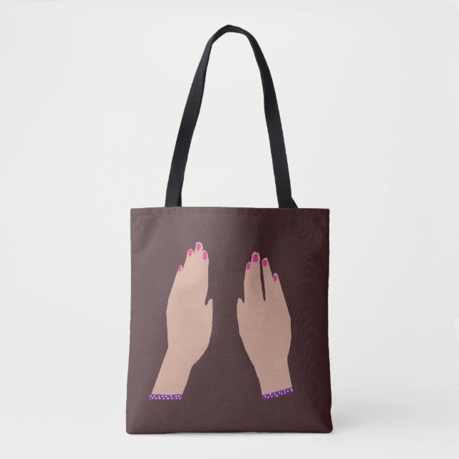 Hands Tote Bag (Front)