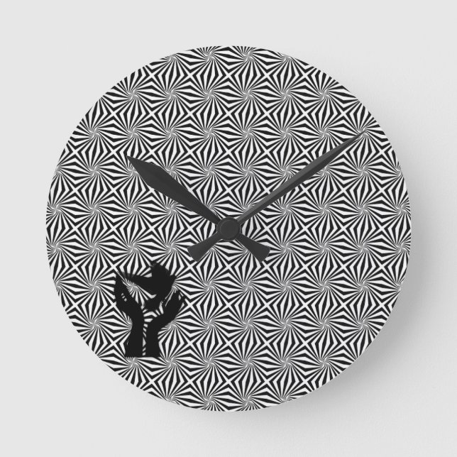 Hands with Dove Pattern, Faith, Wall Clock (Front)