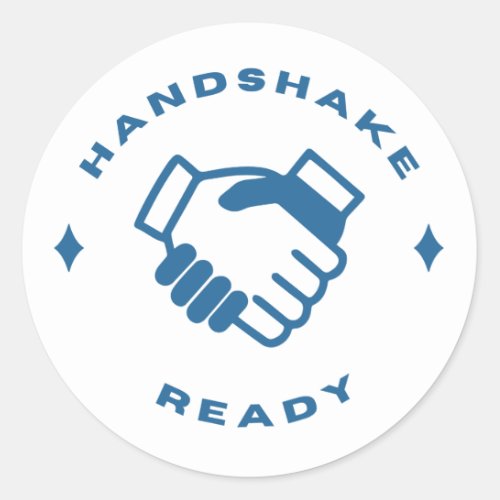 Handshake Ready sticker