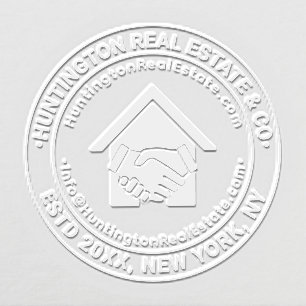 Handshake Real Estate Business Name URL Email #2 Embosser