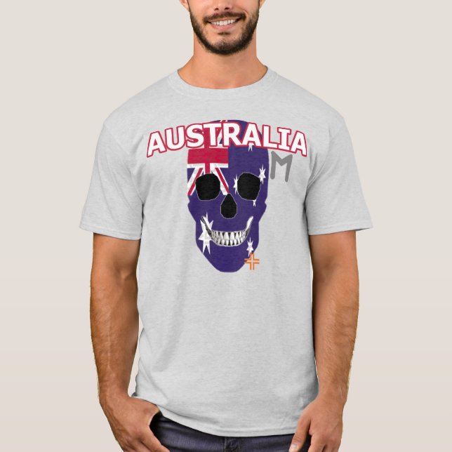 HANDSKULL Australia t-shirt basic B2 (Front)