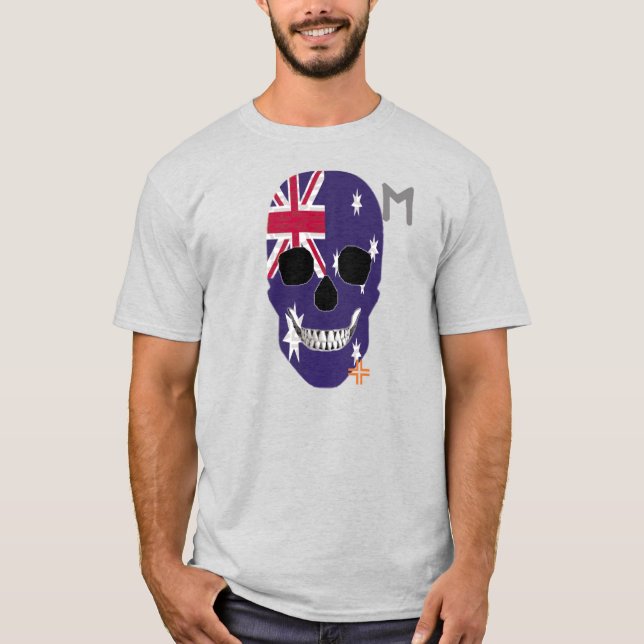 HANDSKULL Australia t-shirt basic B2 (Front)