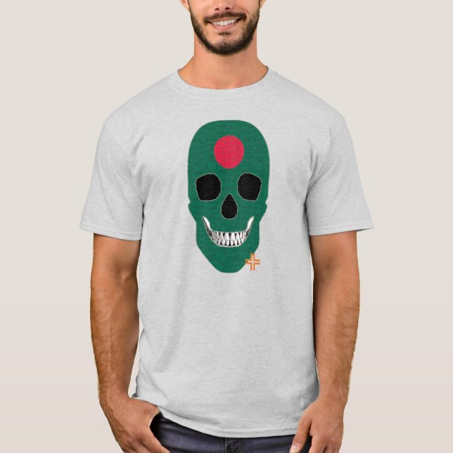 HANDSKULL Bangladesh t-shirt basic   B2 (Front)