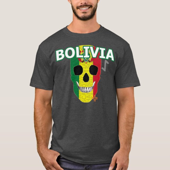 HANDSKULL Bolivia t-shirt basic B2 (Front)