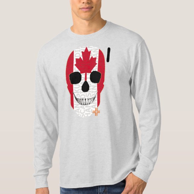 HANDSKULL Canada Long Sleeve T-Shirt B2 (Front)