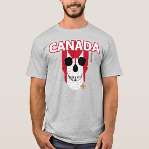 HANDSKULL Canada t_shirt basic B2