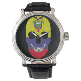 HANDSKULL Ecuador watch mens leather B2