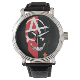 HANDSKULL FAI watch mens leather B2