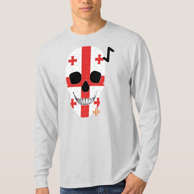 HANDSKULL Georgia Long Sleeve T-Shirt B2 (Front)